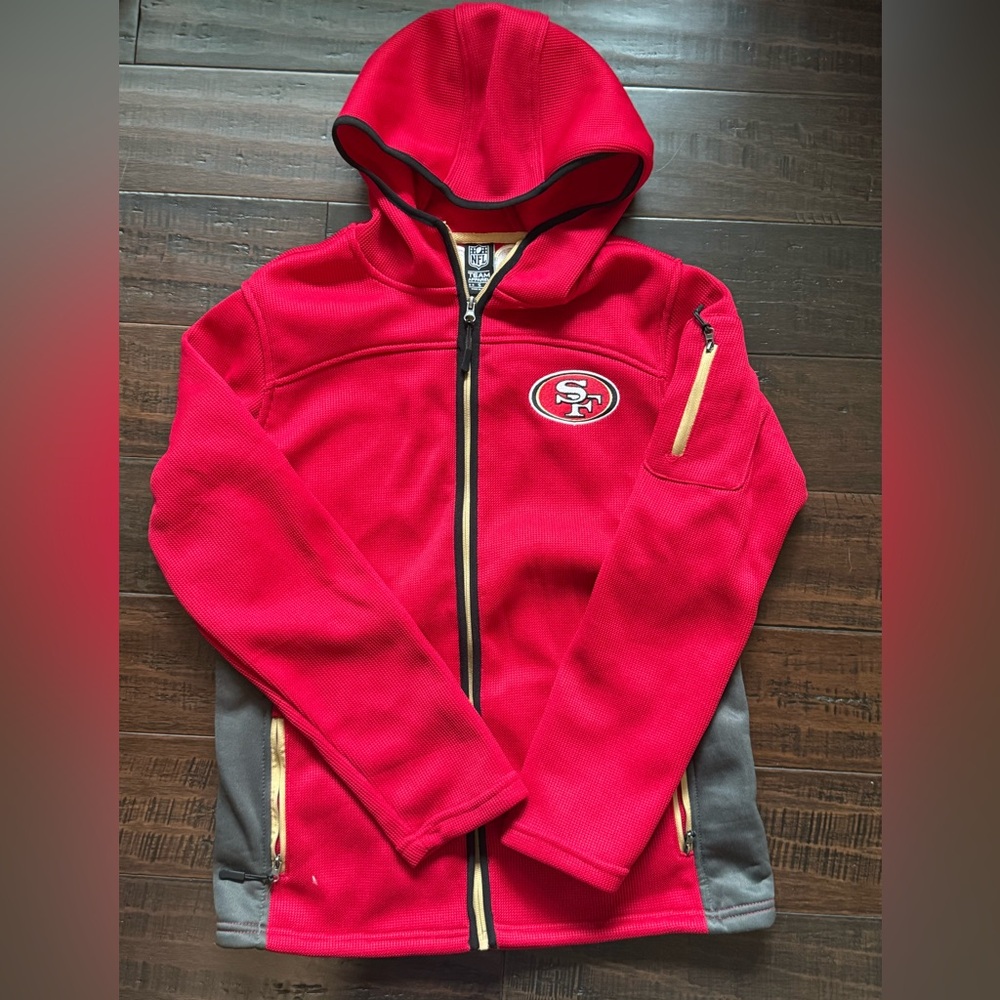 NFL Red and Gray Kids Hoodie